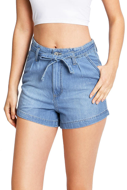 Crush Denim Shorts