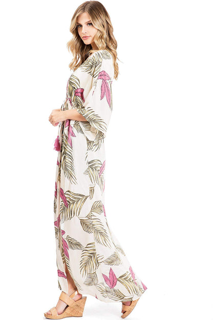 Tropic Robe Maxi Kimono
