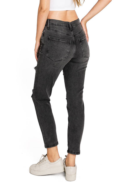 Carbon High Rise Mom Jeans