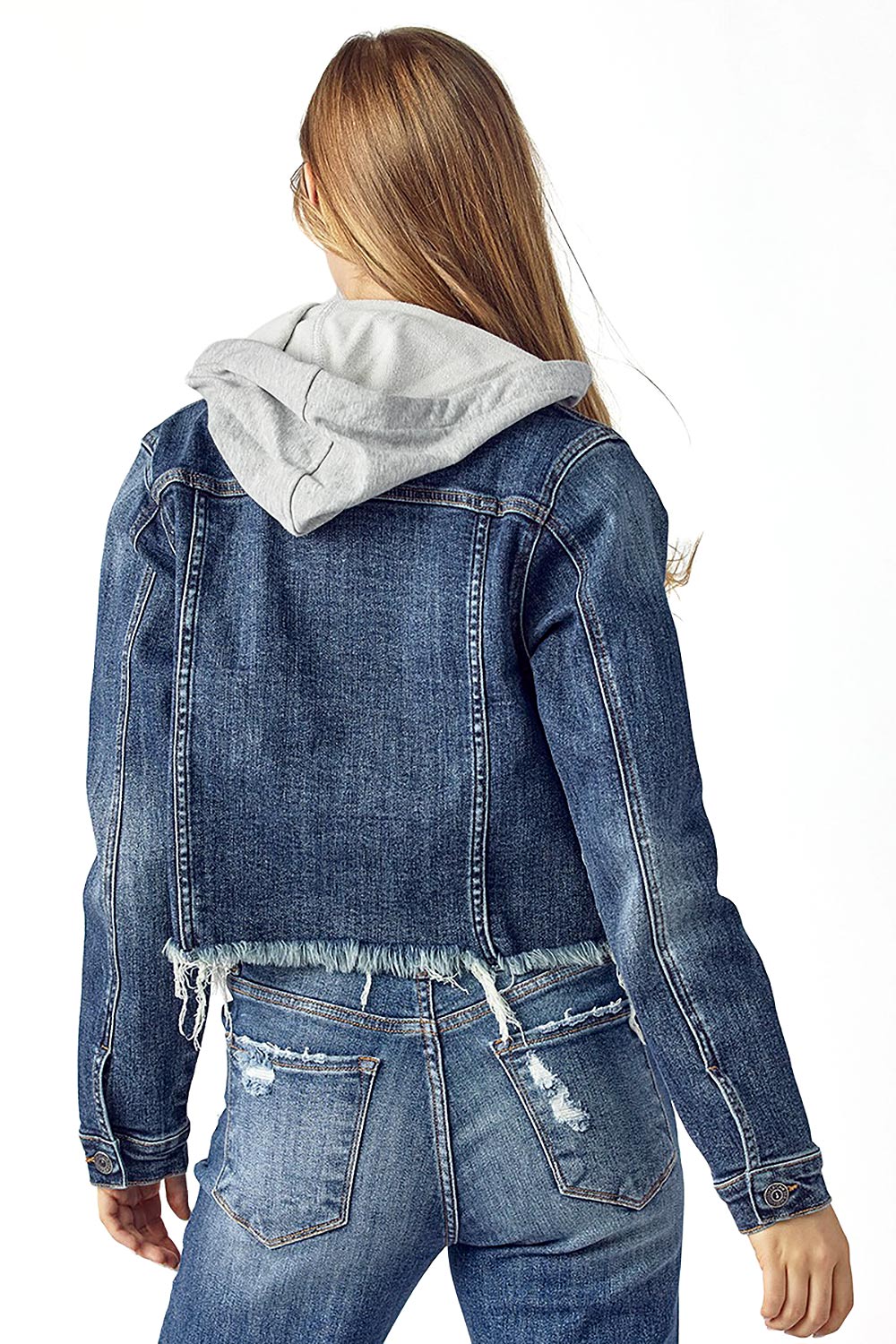 Jacket on sale denim hoodie