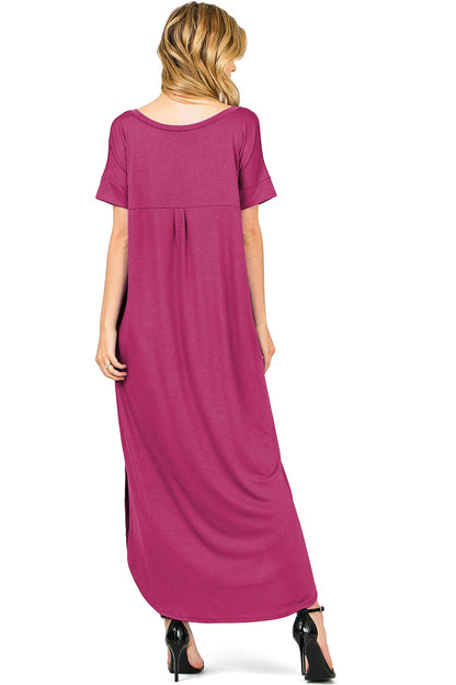 Chill Weekend Maxi Dress - Pink Ice