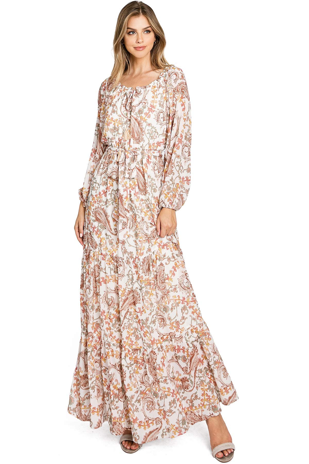 Rustic Romance Maxi Dress Pink Ice Rustic Romance Maxi Dress Pink Ice
