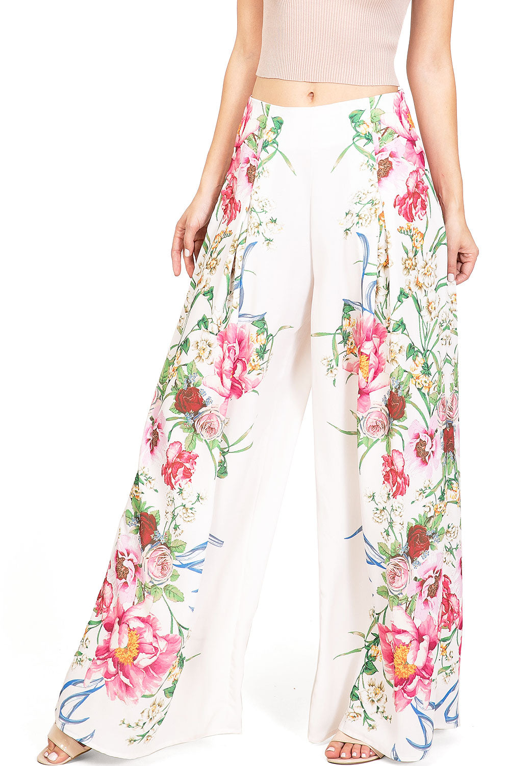 Bloom Divine Wide Pants - Pink Ice