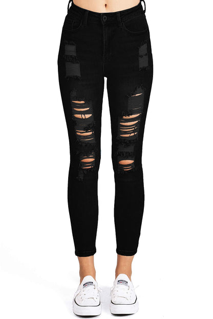 Halo Ripped Skinny Jeans