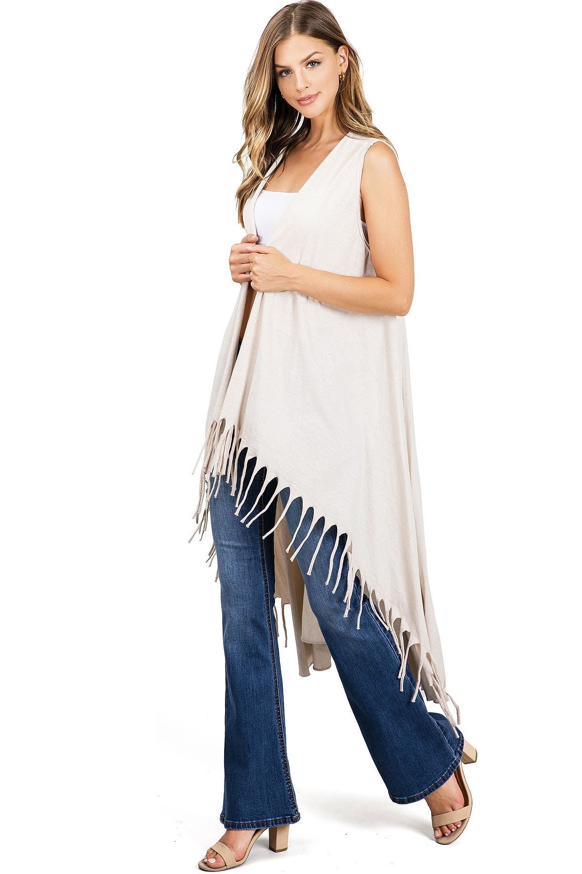 Angel Fringe Maxi Vest