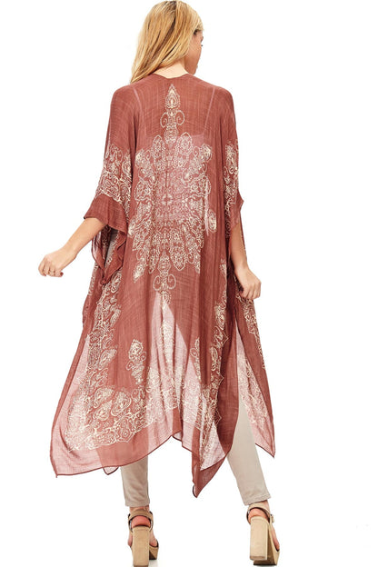 Henna Stencil Kimono