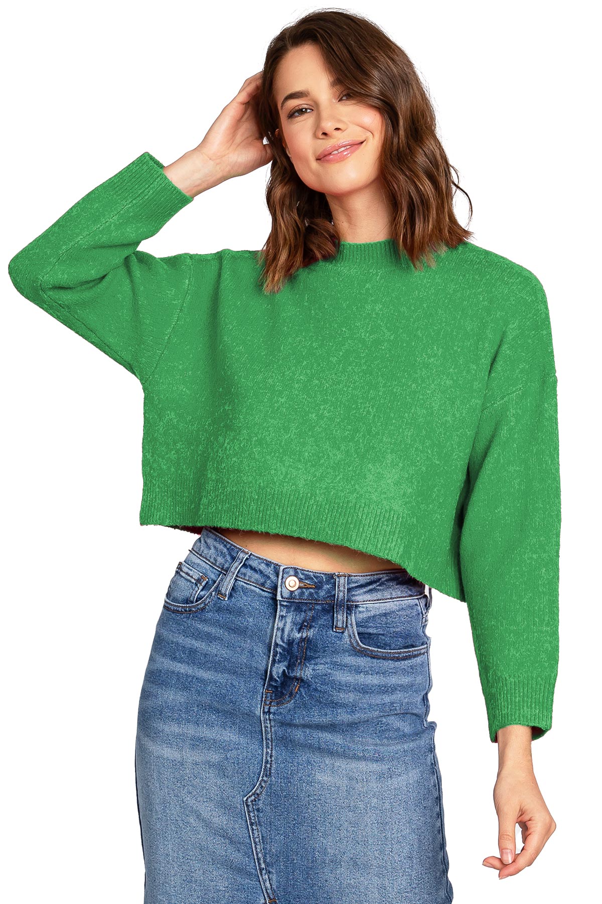 Cloud Crop Sweater