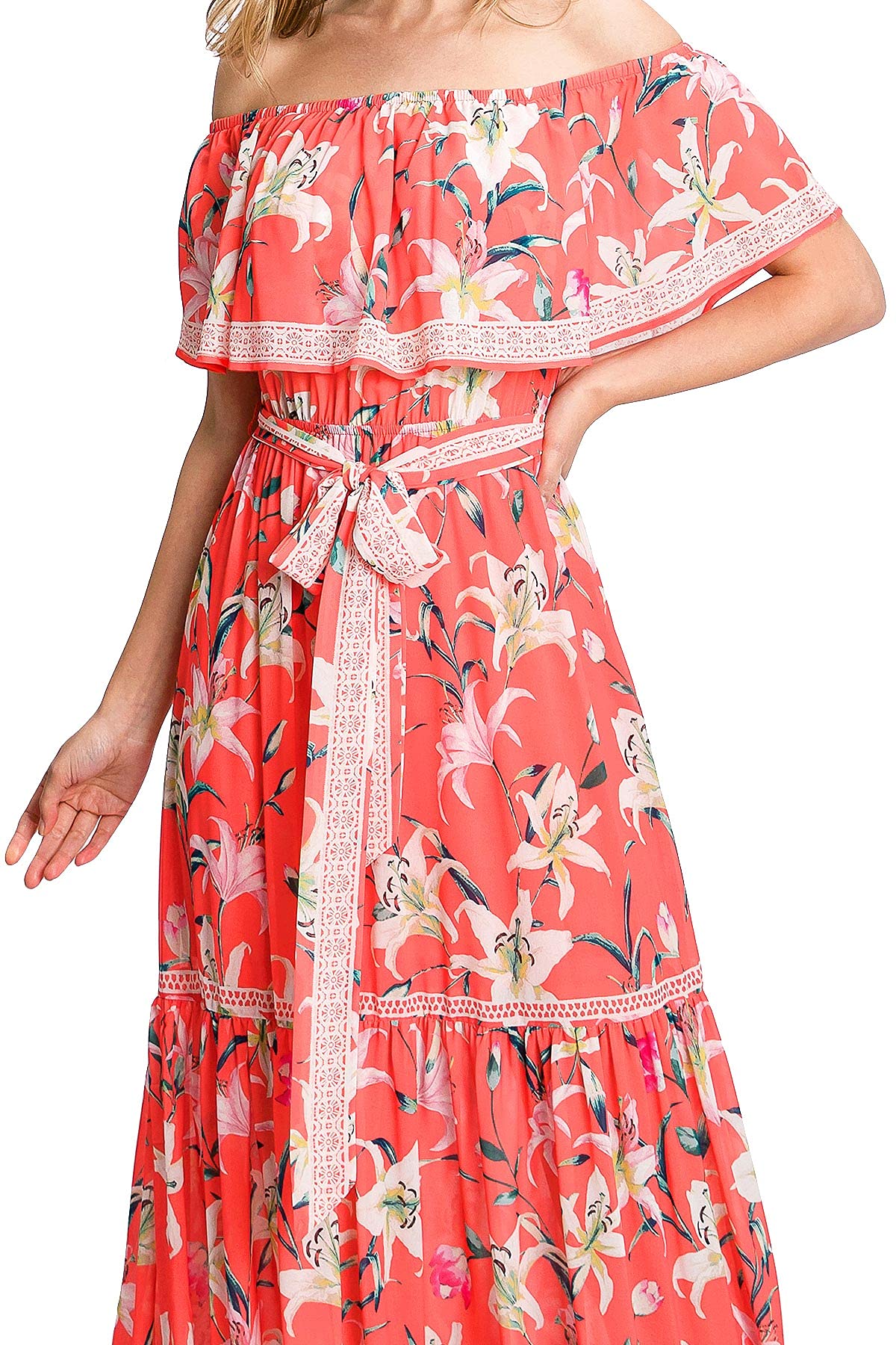 Radiant Lily Maxi Dress