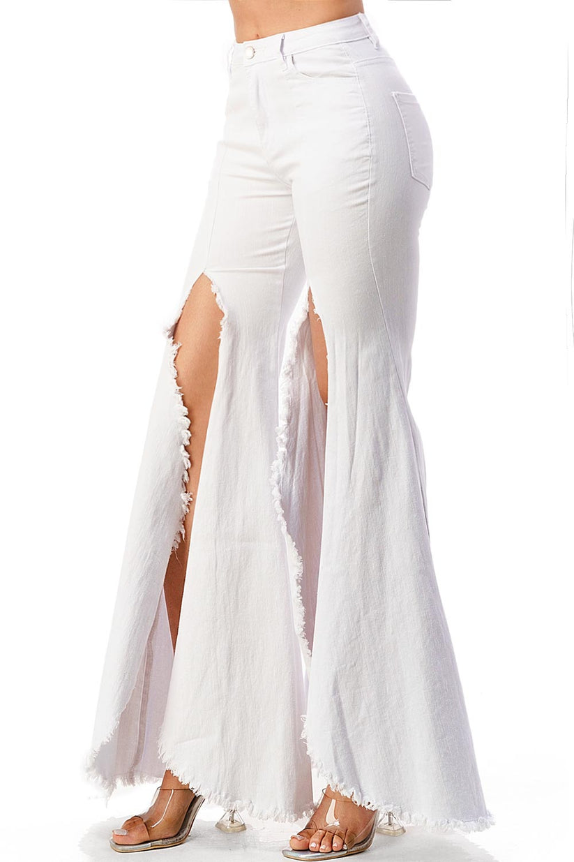 Free Spirit High Rise Flares – Pink Ice