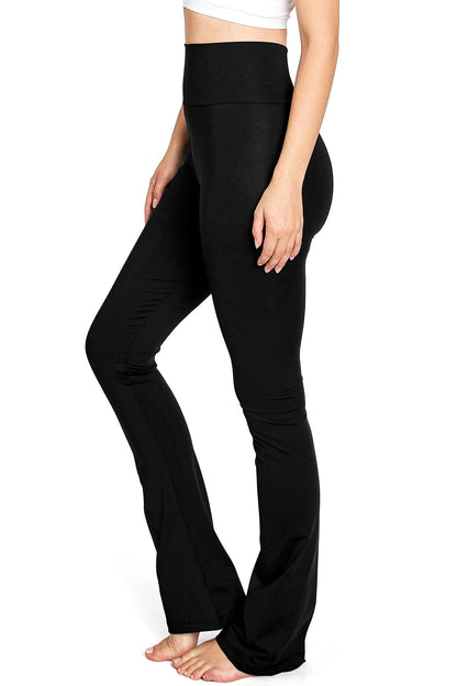  Yogipace SoftFlex Women's High-Rise Yoga Flare Leggings Bootcut  Pants,31,Black,Size XS : Clothing, Shoes & Jewelry