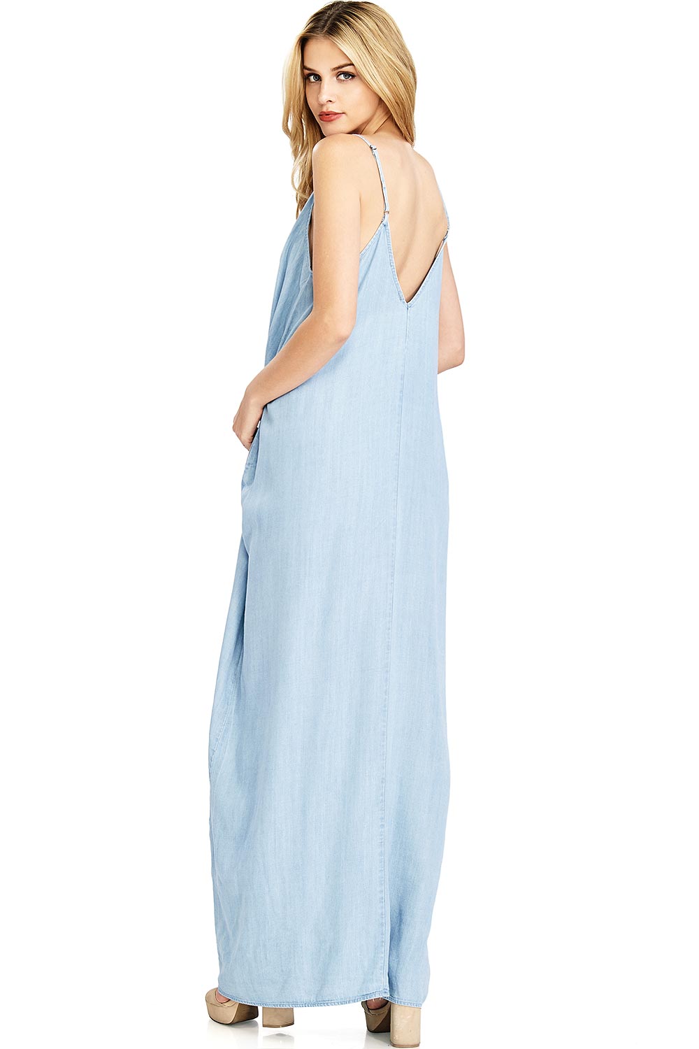 Spellbound Chambray Maxi Dress