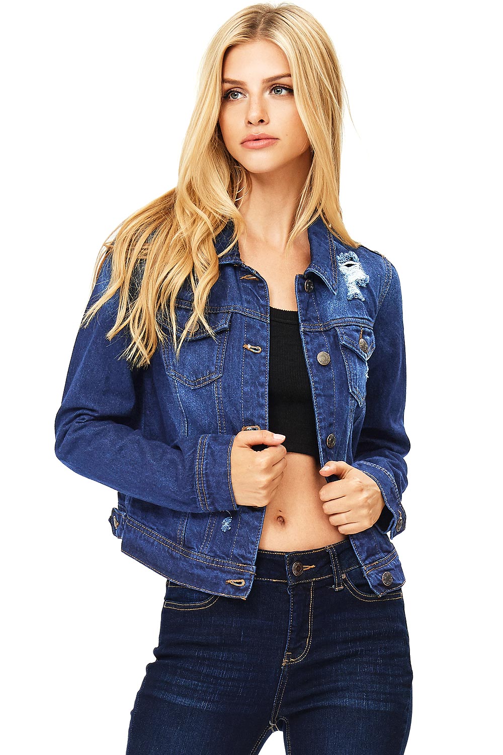 Wayward Denim Jacket - Pink Ice