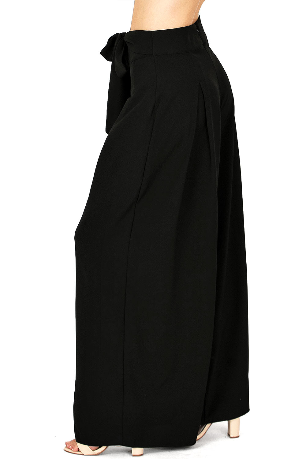 Empire Wide-Leg Pants