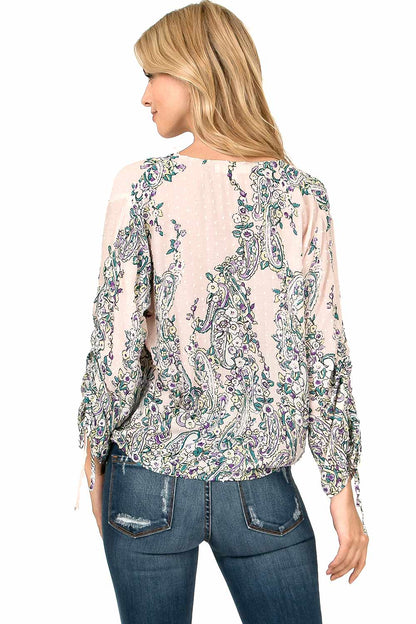 Daydream Flutter Blouse - Pink Ice