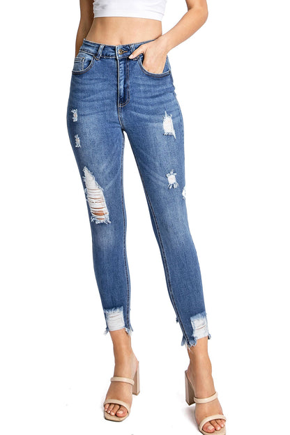 Wanted High Rise Skinny Jeans