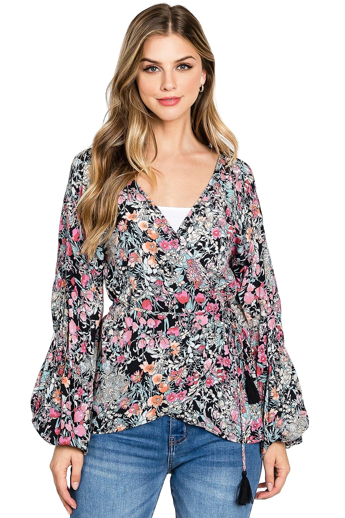 Neo Floral Blouse