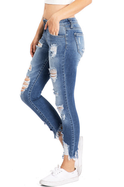 Riot Ankle Skinny Jeans