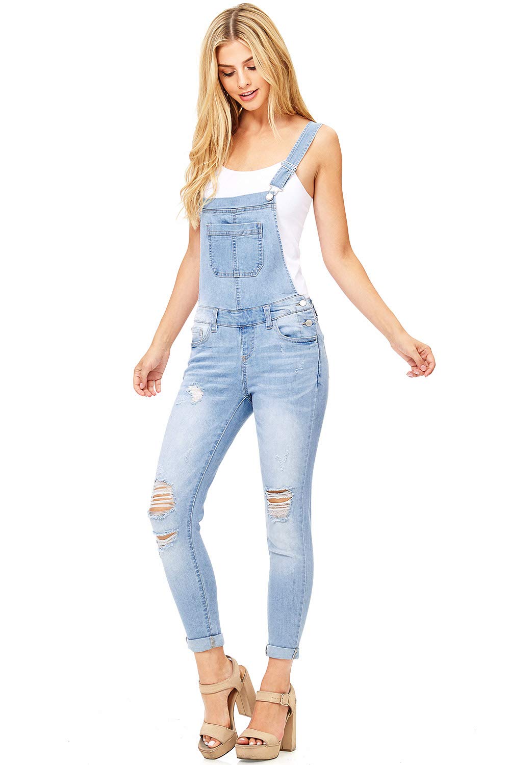Aura Ankle Skinny Overalls