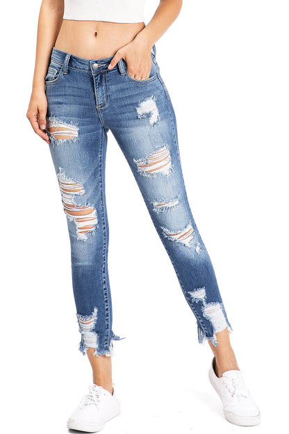 Riot Ankle Skinny Jeans