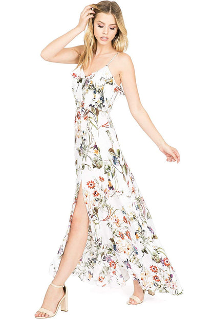 Sunlit Floral Maxi Dress