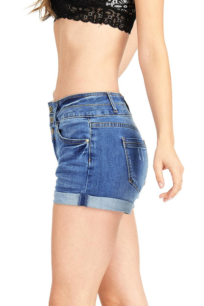 Canyon Cuffed Denim Shorts