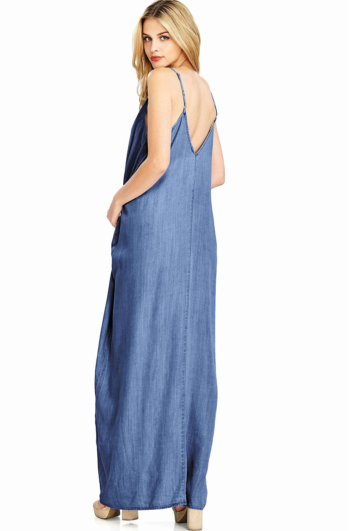 Spellbound Chambray Maxi Dress