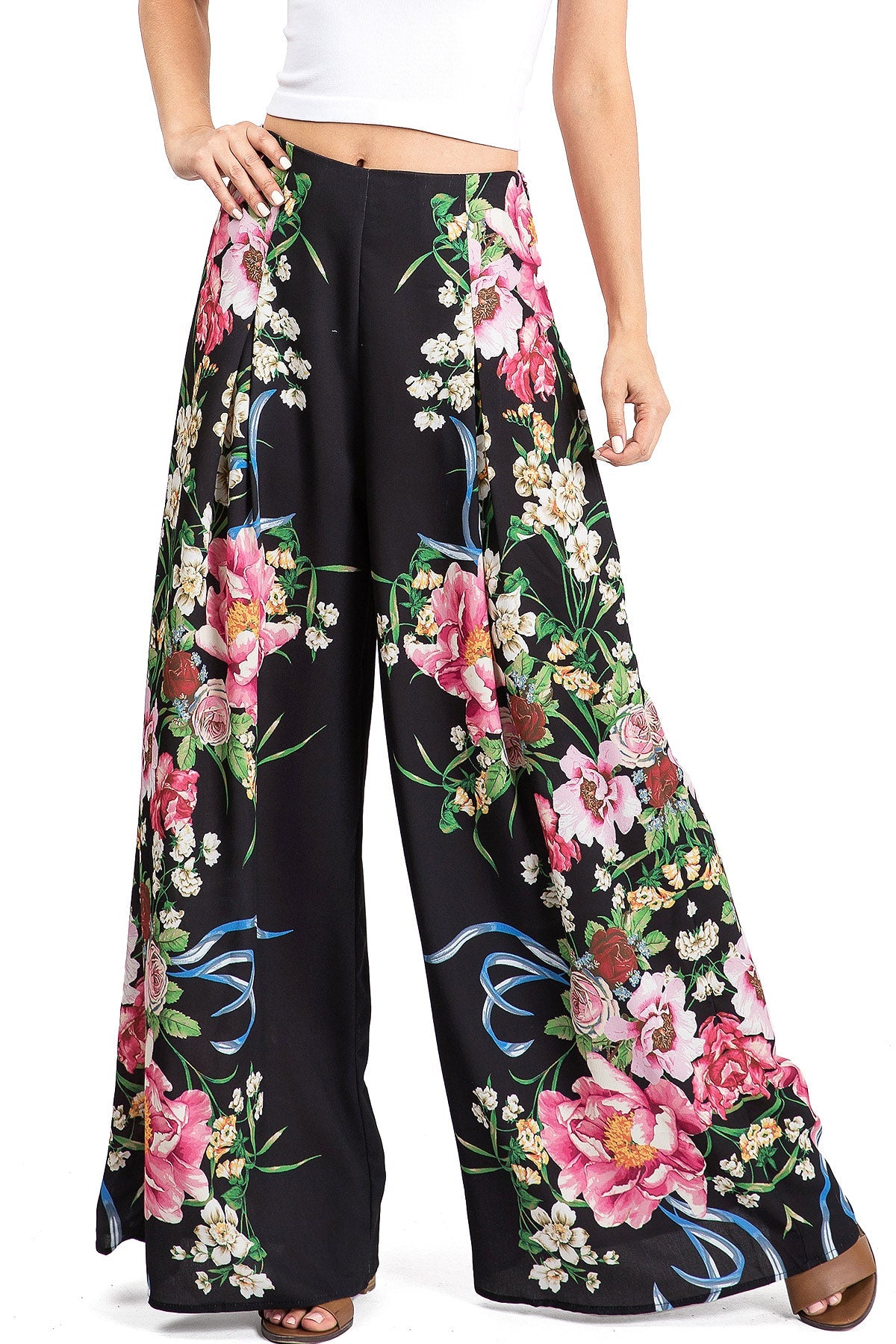Bloom Divine Wide Pants - Pink Ice