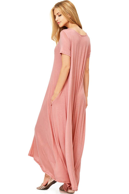 Soul Surge Maxi Dress - Pink Ice