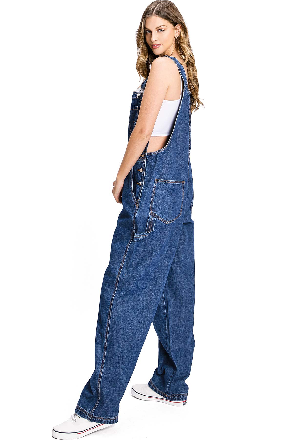 Plus Size Denim Overalls White Jeans Women Casual Cargo Pants Suspenders  Trousers Hip Hop Jeans Girls Female Clothing - Jeans - AliExpress